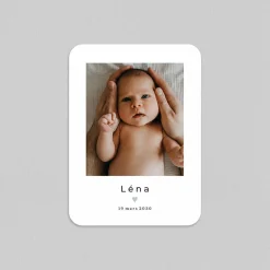 Faire-part Naissance Fille^Planet cards Mon petit Coeur