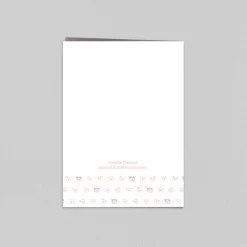 Faire-part Baptême Civil^Planet cards Motif Petits Ours