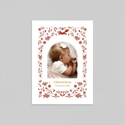 Faire-part Naissance Animaux | Créations En Collaboration^Planet cards Nature et Renard