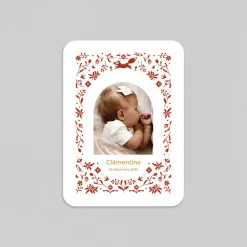 Faire-part Naissance Animaux | Créations En Collaboration^Planet cards Nature et Renard