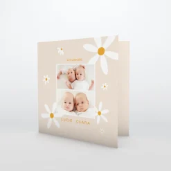 Faire-part Naissance Jumeaux^Planet cards Nos Petites Fleurs