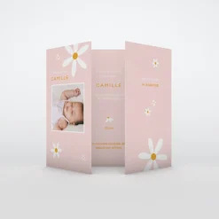 Faire-part Naissance Fille^Planet cards Notre Belle Fleur
