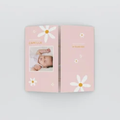 Faire-part Naissance Fille^Planet cards Notre Belle Fleur