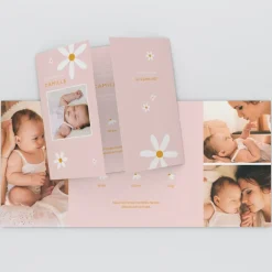 Faire-part Naissance Fille^Planet cards Notre Belle Fleur