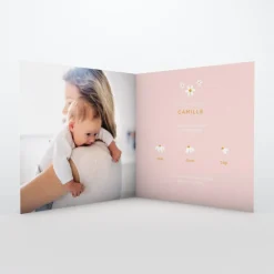Faire-part Naissance Fille^Planet cards Notre Belle Fleur
