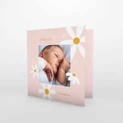 Faire-part Naissance Fille^Planet cards Notre Petite Fleur