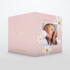 Faire-part Naissance Fille^Planet cards Notre Petite Fleur