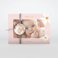 Faire-part Naissance Fille^Planet cards Notre Petite Fleur