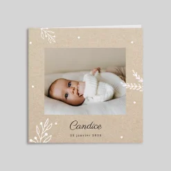 Faire-part Naissance Fille^Planet cards Notre Plus Bel Hiver