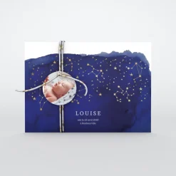 Faire-part Naissance Original | Faire-part Naissance Fille^Planet cards Notre Univers Solaire