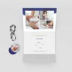 Faire-part Naissance Original | Faire-part Naissance Fille^Planet cards Notre Univers Solaire