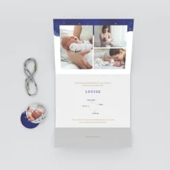 Faire-part Naissance Original | Faire-part Naissance Fille^Planet cards Notre Univers Solaire