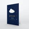 Livret De Baptême^Planet cards Nuage et étoiles