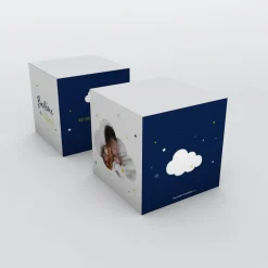 Boîte À Dragées Baptême^Planet cards Nuage et étoiles