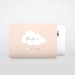 Faire-part Baptême Civil^Planet cards Nuit Etoilée