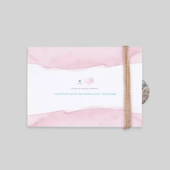 Faire-part Naissance Animaux | Créations En Collaboration^Planet cards Océan et Aquarelle Rose