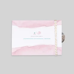 Faire-part Naissance Animaux | Créations En Collaboration^Planet cards Océan et Aquarelle Rose