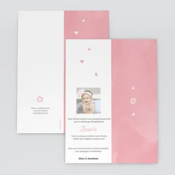 Faire-part Baptême Civil | Faire-part Baptême Original^Planet cards Oiseaux et Montgolfière