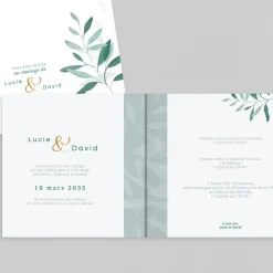 Faire-part Mariage Champêtre^Planet cards Olivier Chic