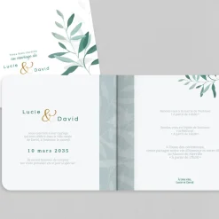 Faire-part Mariage Champêtre^Planet cards Olivier Chic