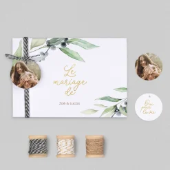 Faire-part Mariage Champêtre^Planet cards Olivier Doré