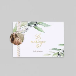 Faire-part Mariage Champêtre^Planet cards Olivier Doré