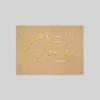 Faire-part Mariage Dorure^Planet cards Oui doré