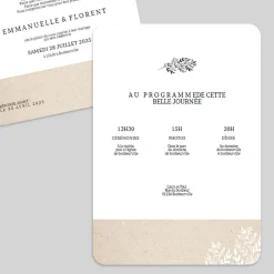 Faire-part Mariage Champêtre | Gamme Complète^Planet cards Oui Et Feuilles