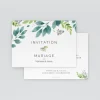 Carte D'invitation Mariage^Planet cards Oui Fleuri