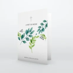 Livret De Messe Mariage^Planet cards Oui Fleuri
