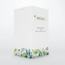 Menu De Mariage^Planet cards Oui Fleuri