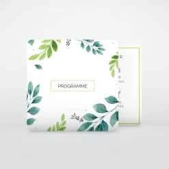 Programme De Mariage^Planet cards Oui Fleuri