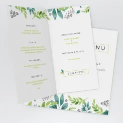 Menu De Mariage^Planet cards Oui Fleuri