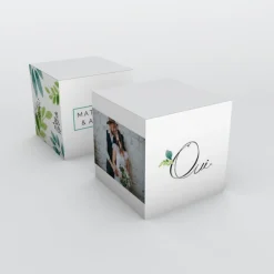 Boîte À Dragées Mariage^Planet cards Oui Fleuri