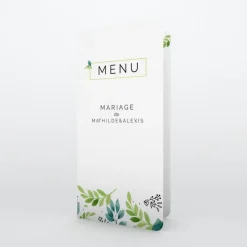 Menu De Mariage^Planet cards Oui Fleuri