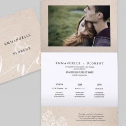 Faire-part Mariage Champêtre | Gamme Complète^Planet cards Oui Kraft