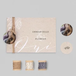 Faire-part Mariage Champêtre | Gamme Complète^Planet cards Oui Kraft