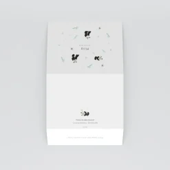 Faire-part Naissance Animaux^Planet cards Panda Nature