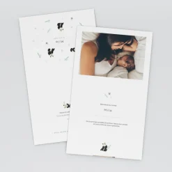 Faire-part Naissance Animaux^Planet cards Panda Nature