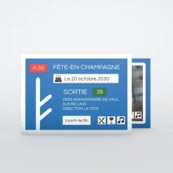 Carte Invitation Anniversaire Adulte Moderne^Planet cards Panneau Anniversaire