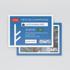 Carte Invitation Anniversaire Adulte Moderne^Planet cards Panneau Anniversaire