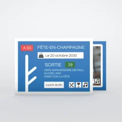 Carte Invitation Anniversaire Adulte Moderne^Planet cards Panneau Anniversaire