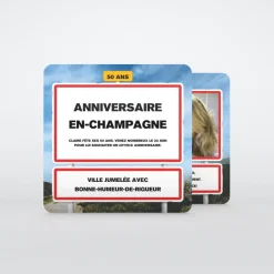 Carte Invitation Anniversaire Adulte Moderne^Planet cards Panneau Arrivée