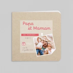 Faire-part Mariage Champêtre | Gamme Complète^Planet cards Papa et Maman Se Disent Oui