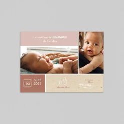 Faire-part Naissance Original | Faire-part Naissance Magnet^Planet cards Petit Certificat Magnétique
