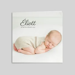 Faire-part Naissance Fille | Faire-part Naissance Garçon^Planet cards Petit Coeur et Calligraphie