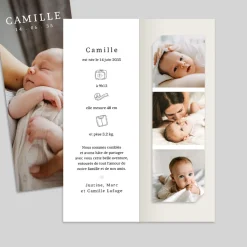 Faire-part Naissance Fille | Faire-part Naissance Garçon^Planet cards Petit Coeur Minimaliste