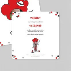 Carte Invitation Anniversaire Adulte Originale^Planet cards Petit comique