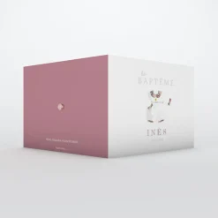Faire-part Baptême Fille^Planet cards Petit Habit Liberty