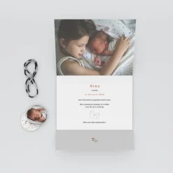 Faire-part Naissance Animaux^Planet cards Petit Lapin et Liberty